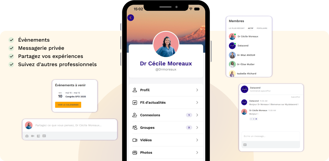 mydatacend app my.datacend logiciel ophtalmologie oplus