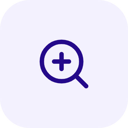 tuile-analyser | Datacend Eye icon indicating visibility or view (orange on beige background)